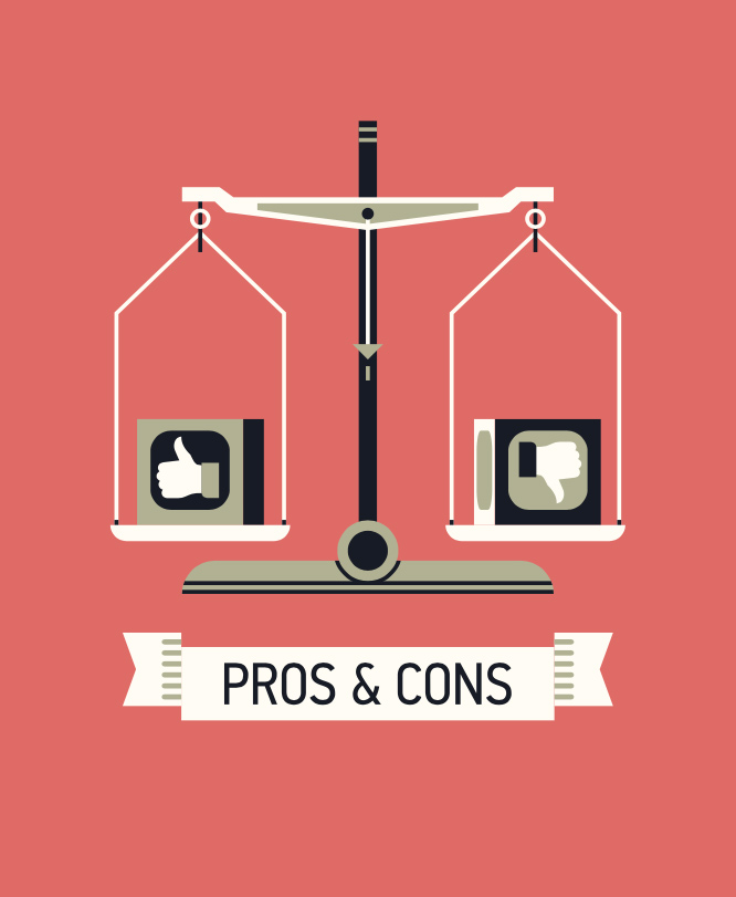 Pros and cons graphic